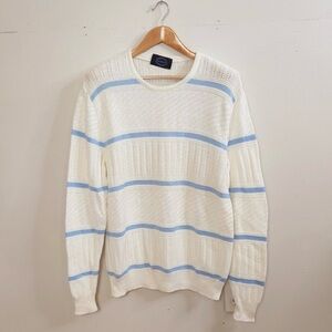 Vintage White & Blue Sweater